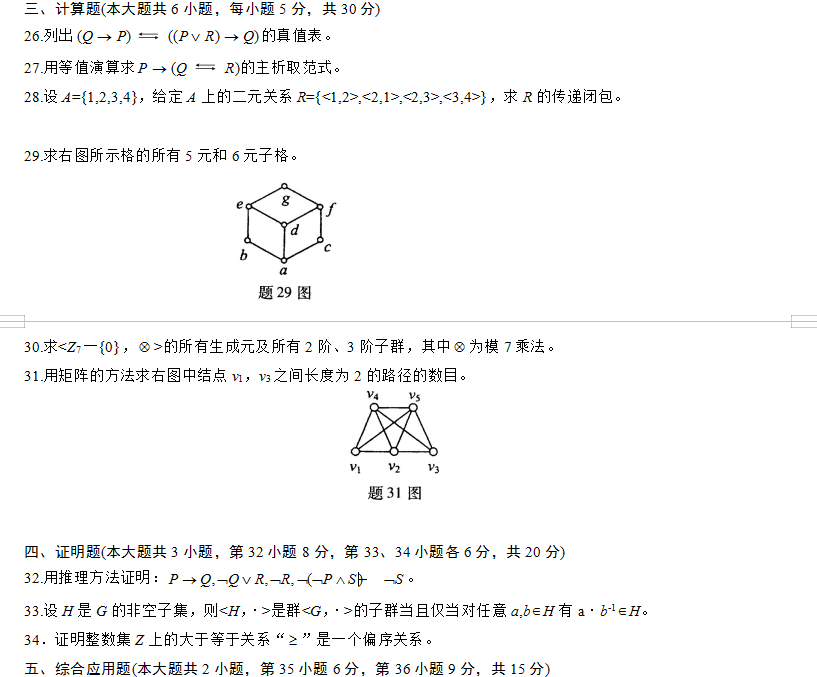 2008年成考专升本高等数学一真题4