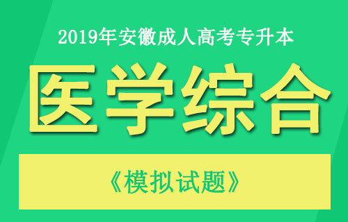 2019年安徽成人高考专升本医学综合模拟试题