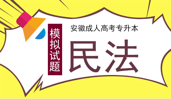成人高考专升本民法模拟试题