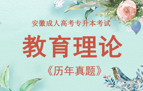 安徽成人高考专升本教育理论考试真题