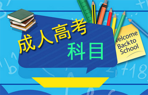 安徽成人高考专升本考试科目