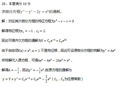 2016年安徽成人高考专升本《高等数学一》考试真题_07