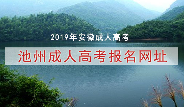 池州成人高考网上报名流程