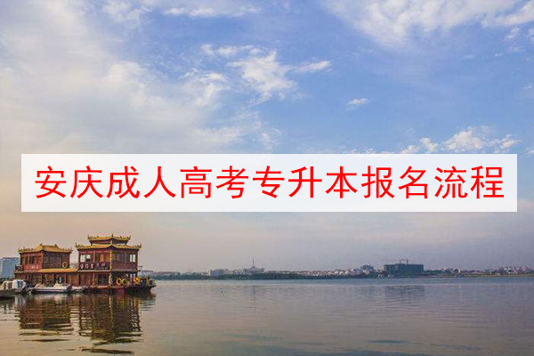 安庆成人高考专升本报名流程