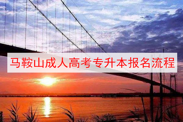 马鞍山成人高考专升本报名流程