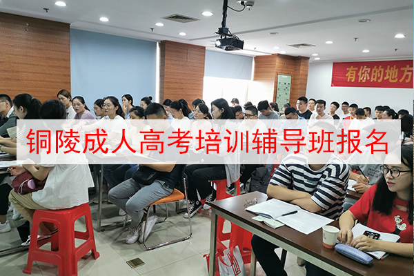 铜陵成人高考培训辅导班报名