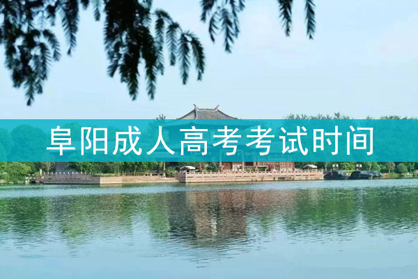 阜阳成人高考考试时间