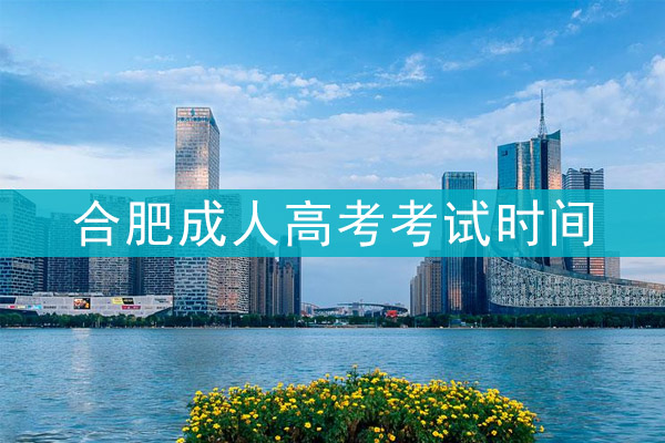 合肥成人高考考试时间