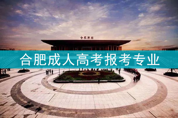合肥成人高考报考专业