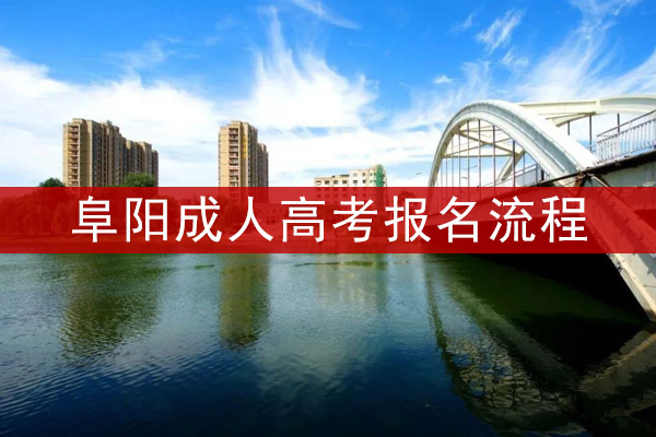 阜阳成人高考报名流程