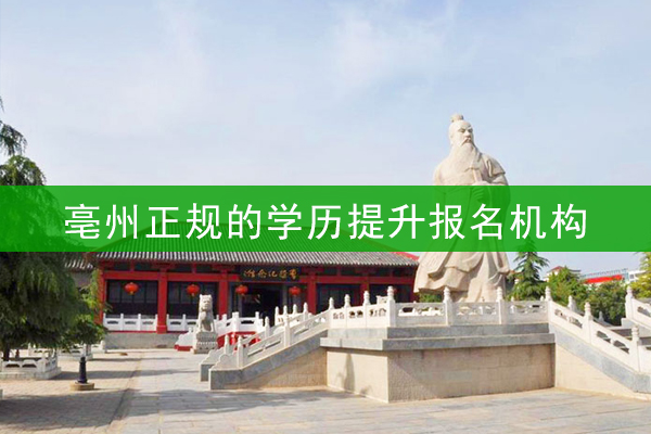 亳州正规的学历提升报名机构