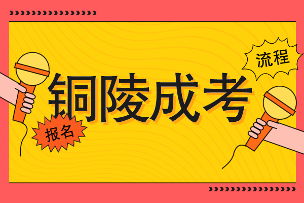 铜陵成人高考怎么自己报名