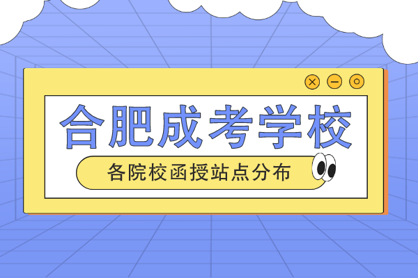 合肥成人高考报啥学校