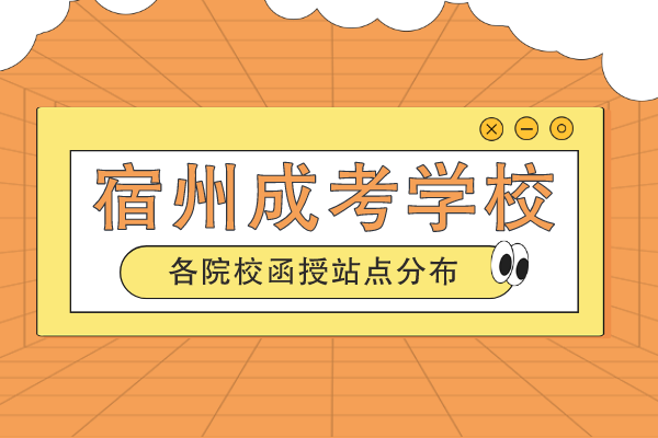宿州市成人高考什么学校