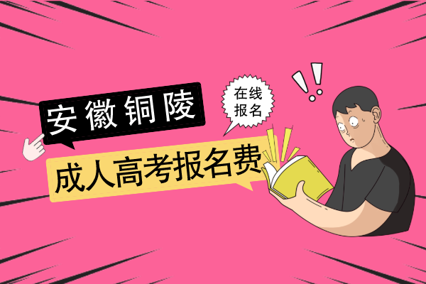 铜陵市成人高考报名费怎么交